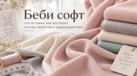 Беби софт: что за ткань, как выглядит, состав, свойства и характеристики